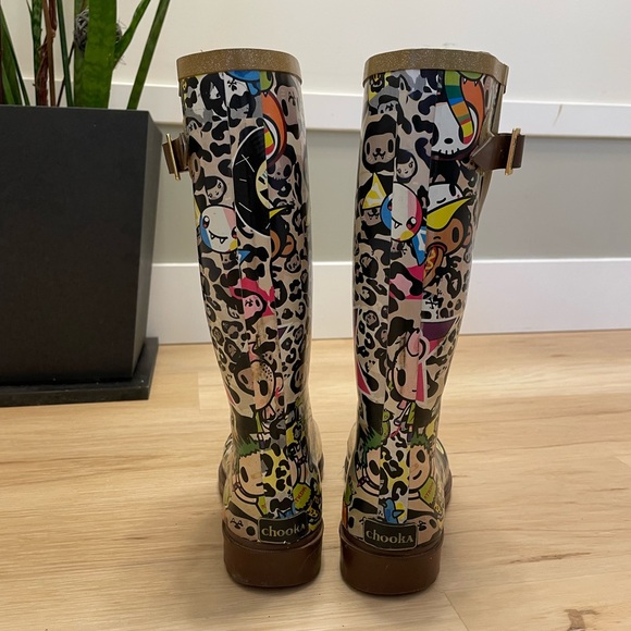 TOKIDOKI rain boots by CHOOKA Vintage - Picture 3 of 9